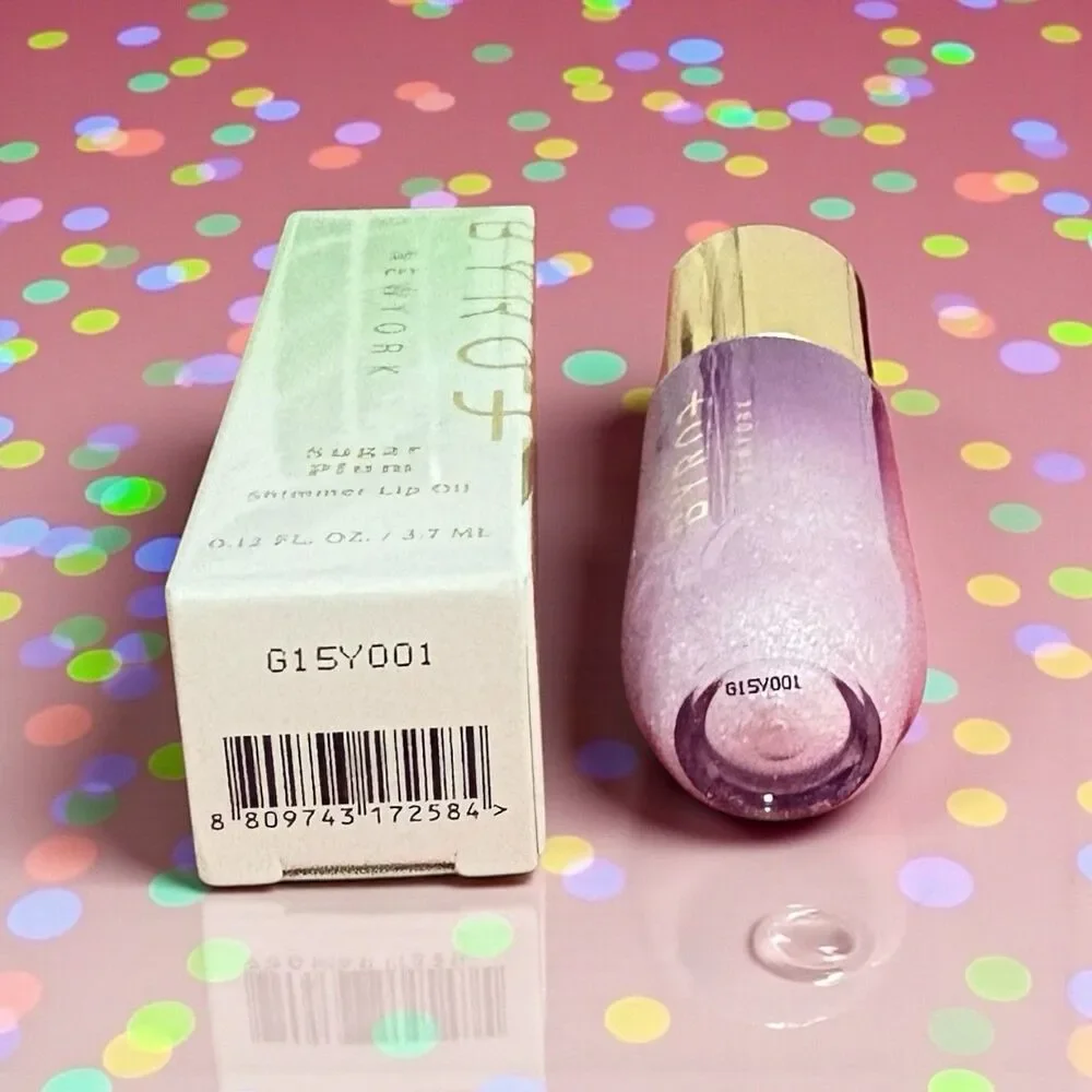 BYROE NEW YORK Sugar Plum Shimmer Lip Oil 0.12 FL OZ New In Box